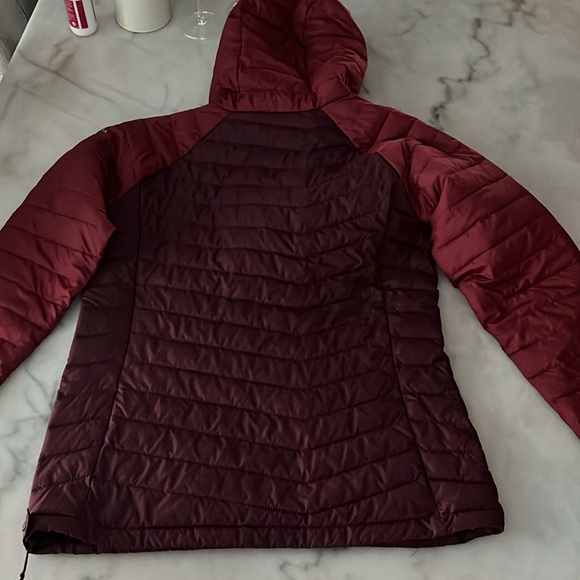 Columbia Powder Lite Omni-heat Insulated Anorak Malbec Thermal Jacket Sz M NWOT - Picture 15 of 16